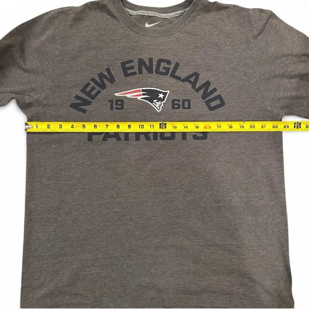 Nike NFL New England Patriots Gray Regular Fit T-Shirt Size Men’s XL